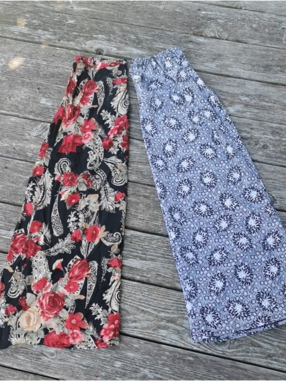 Daniel Laurent Pair of  Floral Romantic Cottagecore Boho MaxiSkirts. Size Small
